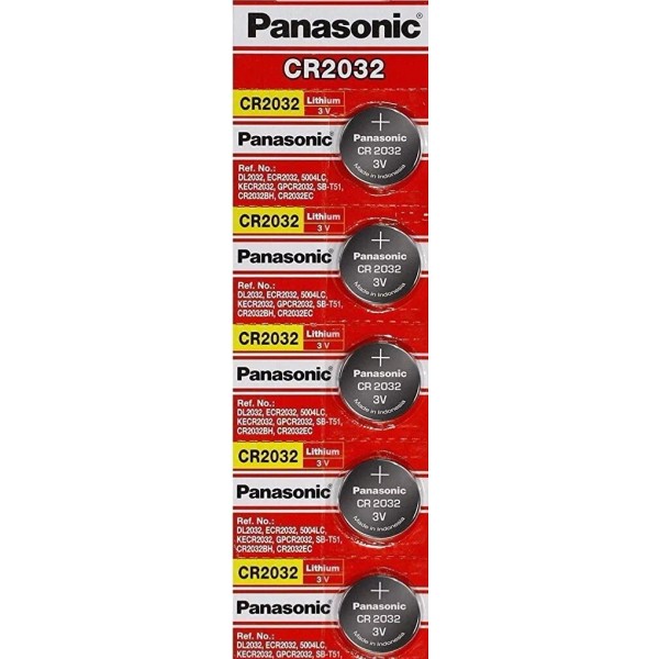 Panasonic 5 Pk Panasonic CR2032 Keyless Entry Car Remote Key
