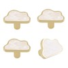 MOROBOR Decorative Cloud Kitchen Cabinet Knobs, 4 Pack Creative Dresser
