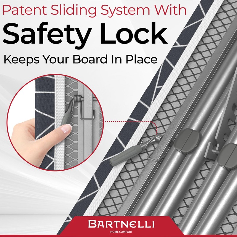 Bartnelli Ironing Board | Space-Saving and Ultimate Iron Board Experience