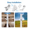 2 Set Pontoon Boat Gate Latch Square Frame Pontoon Boat