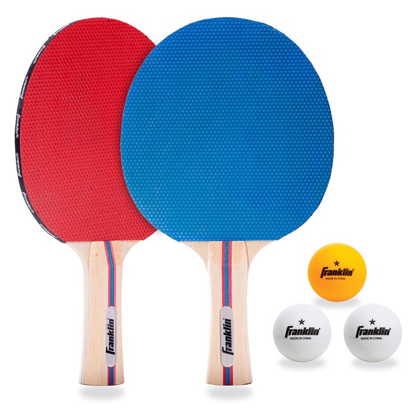 Franklin Sports Ping Pong Paddle Set with Balls - 2