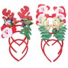 FOMIYES 8pcs Christmas Headbands for Boys and Girls Adorable Holiday