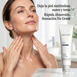 Crema de Cuello con Péptidos de Colágeno, Tratamiento Antiedad para Reducir Arrugas y Flacidez, Hidratación Profunda para Piel Seca, Cuidado Diario 50g (1PC)