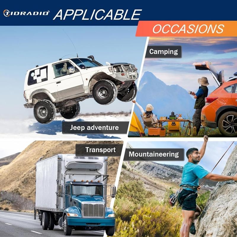 TIDRADIO TD-H8 (2nd Gen) GMRS/ Ham Radio 10Watt Long Range