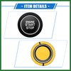 Motoforti Car Engine Start Stop Ignition Switch Button Cover Ring