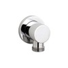 Nuie A3275 Round Outlet Elbow, Silver