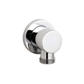 Nuie A3275 Round Outlet Elbow, Silver