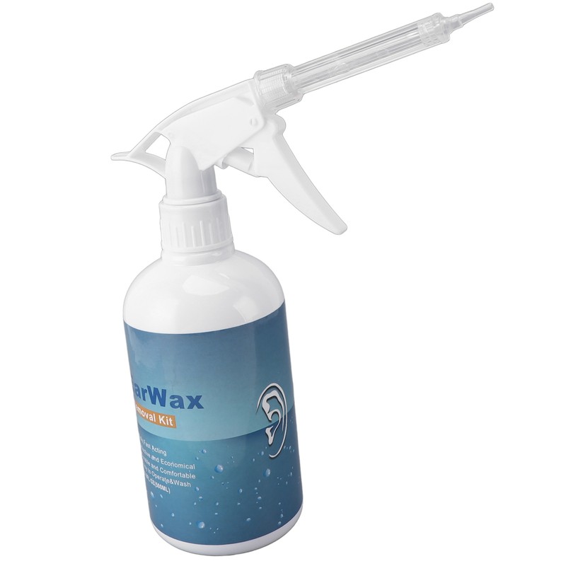 500ml Ear Wax Removal Kit with Ear Cleaner Bottle Basin