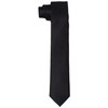 DonDon Mens Handmade Silk Look Ties 6cm, black