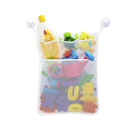 1 Pcs Baby Bath Organizer Mesh Bag Organizer Bathroom Toy Storage Net Quick Drying Bathtub Toy Basket for Baby Kids,Bath Storage