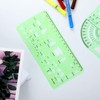 6 Pieces Plastic Measuring Templates Building Formwork Stencils Geometric Drawing