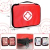Travel-First Aid-Kit Car-Home 300PCS Survival-Kit Outdoor-Adventure - Small Portable Red