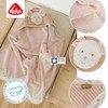 Fehn Hooded Bath Towel Mouse - Bath Poncho Made of