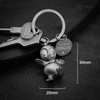 Fabach Breezy the Penguin Keyring Engraved with "You're My Penguin",