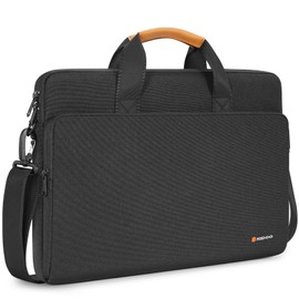 NIDOO 14 15 Inch Laptop Shoulder Messenger Bag Briefcase Sleeve for 14" 15" MacBook Air Pro/Surface Laptop 5 4 3/14" ThinkPad X1 Carbon｜Yoga/ThinkPad P14s T14 E14 L14 /Yoga 7 9i 7i /Latitude 7440