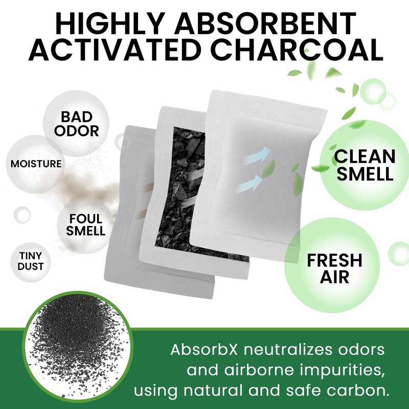 iTouchless AbsorbX Odor Filter and Compartment Replacement; Compatible with Specific