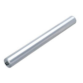 Okura Transportation Machine Steel Roller LR Type (φ48.6×t1.4mm) 305mm with Shaft LR305N-A