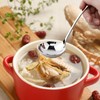 Vesaneae 21.5 cm Stainless Steel Soup Ladle, Serving Soup Spoon,