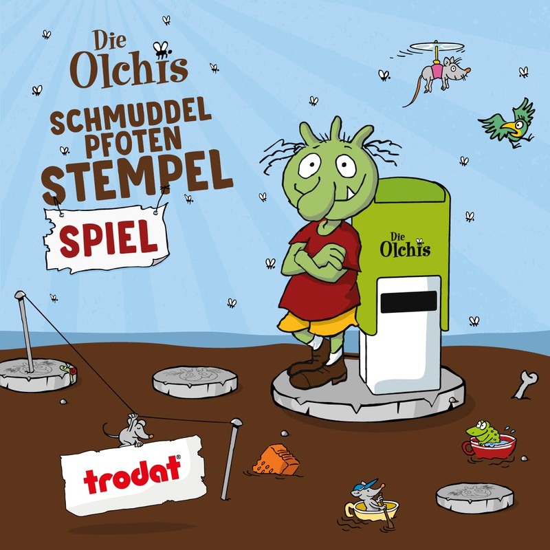 Trodat Olchi Girls Stamp for Children, Stamp Set for Playful