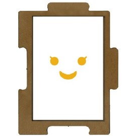 エンスカイ パズルフレーム TSUNAGARU+ ログ・ホース ダークウッド (10x14.7cm)