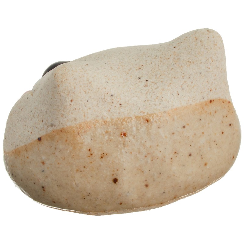 光陽 Pottery 箸置ki White Approximately/3 X/2 cm Handcrafted Face Cat