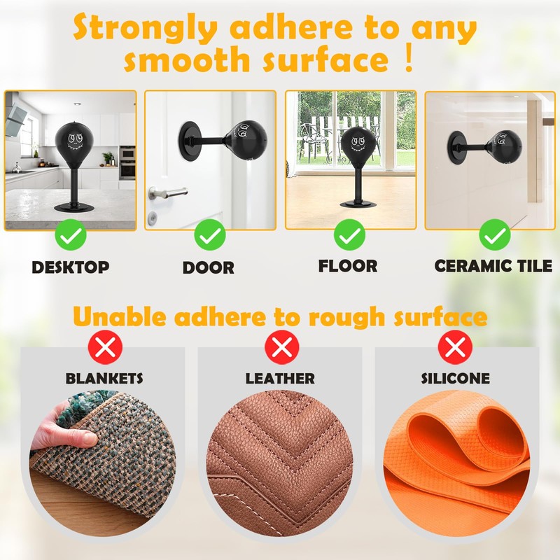SVANE Strong Suction Desktop Punching Bag - Stress Relief Boxing