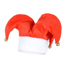 Jester Hat Christmas Fancy Dress Party Hat with Bell - Fun & Festive Costume Accessory for Xmas Celebrations, Parties, & Events