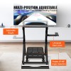 R&D Hardware Foldable Racing Steering Wheel Stand, Height Adjustable Universal