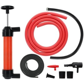 Takelablaze Siphon Pump Multi-Use Siphon Fuel Transfer Pump Kit Portable Fluid Transfer Hand Pumps for Gas Oil Water and Liquids