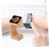 Mikinona 1pc Bamboo and Wooden Watch Stand Display Smart Charging