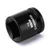 CASOMAN 1/2-Inch Drive 7/8-Inch Square Impact Socket, 4-Point, SAE, CR-MO