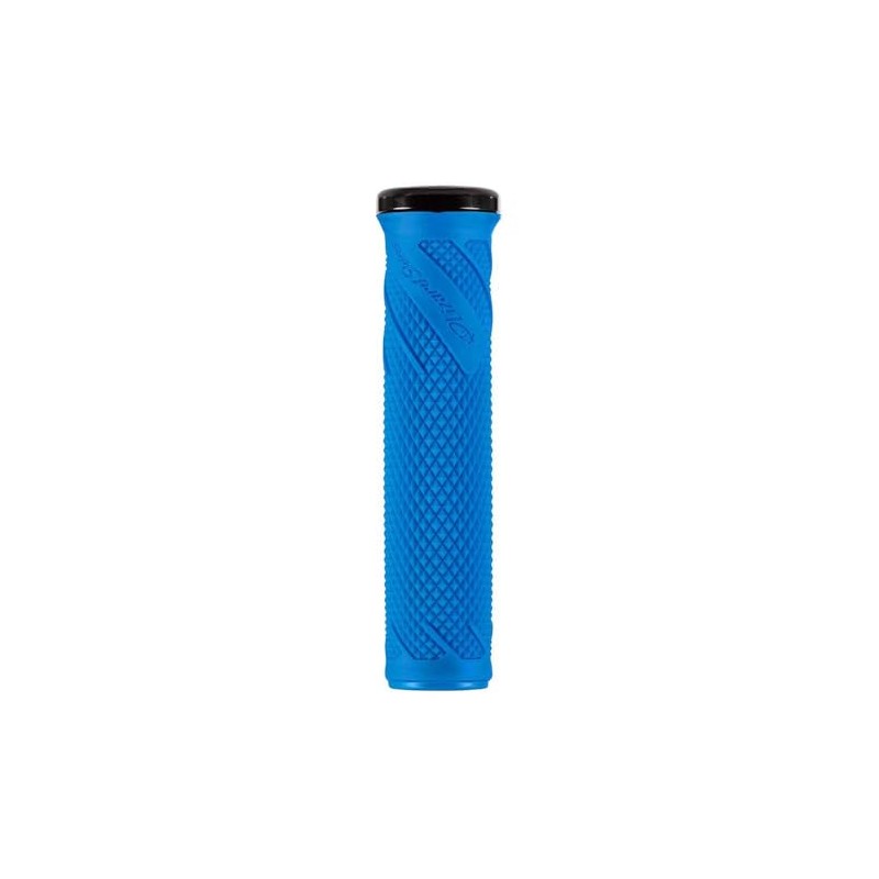 Lizard Skins Wasatch Lock On Grips Lock On Blue/Black 136mm