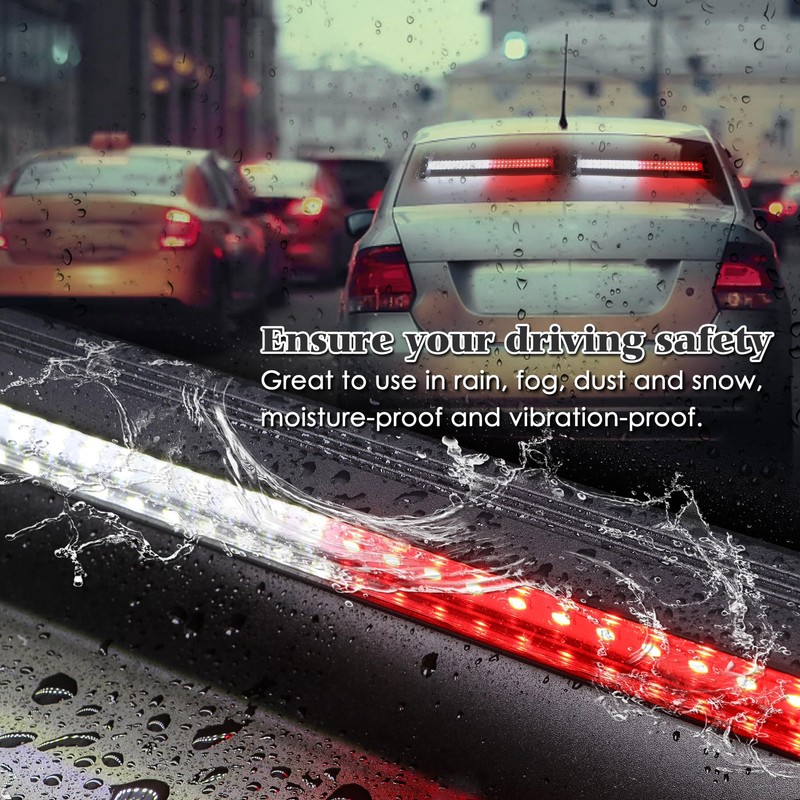 ROUTEKING 2PCS 17 inch LED Traffic Advisor Light Bar with