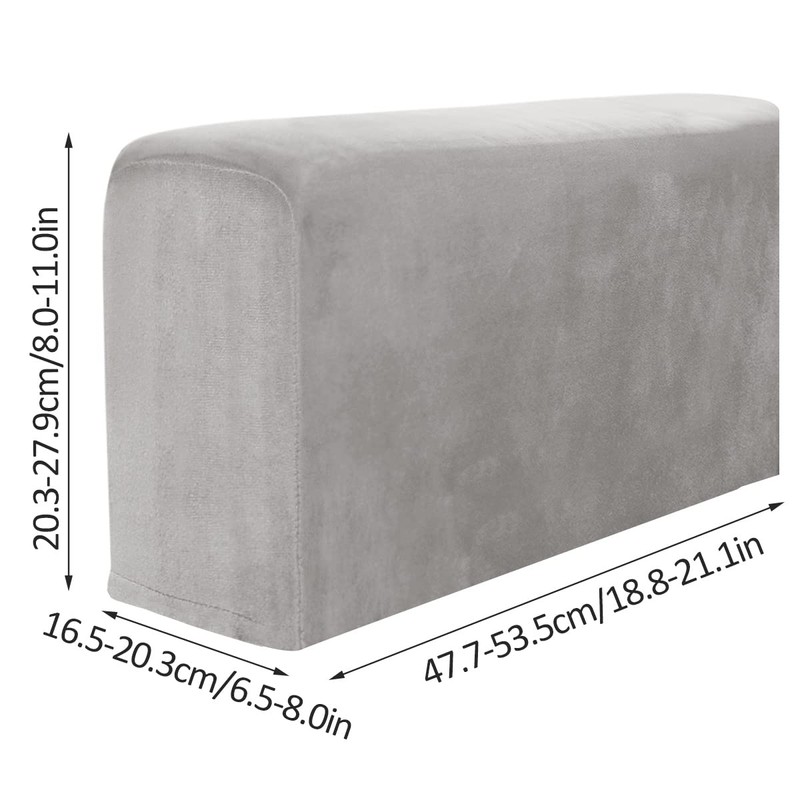 Armrest Covers 2pcs Universal Armchair Covers Non-Slip Sofa Armrest Protector