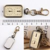 ALIENWOLF Classical Antique Analog Dual Time Pocket Key Chain Quartz