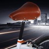 Broco Bike Seat Bicycle Saddle, Universal Comfortable Brown Rivets Bike
