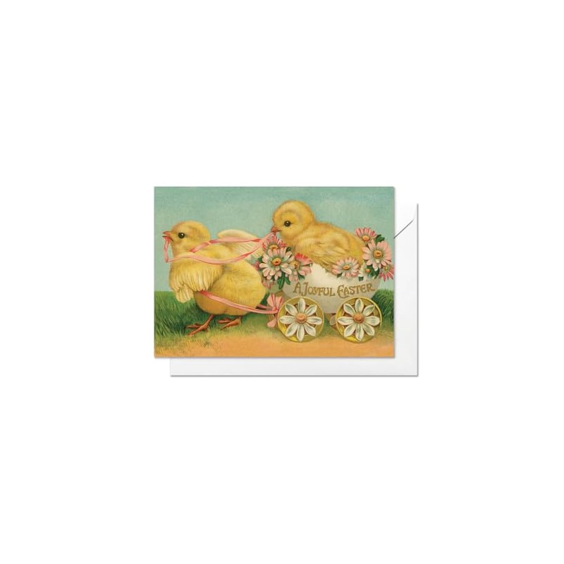 Funny Weird Victorian Easter Greeting Card with Envelopes (A Joyful