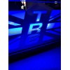 TRIUMPH TR6 Logo Mirrored Full Color LED Lighted Sign With