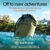 Earth Pak Waterproof Dry Bag - Roll Top Waterproof Backpack