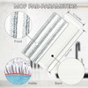 12Pack Microfiber Flat Mop Pads Compatible with JOYMOOP, Libman, Oshang