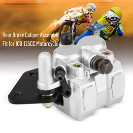 Motorcycle Rear Brake Caliper,Aluminum Alloy Rear Brake Caliper Assembly for 100-125CC Engine