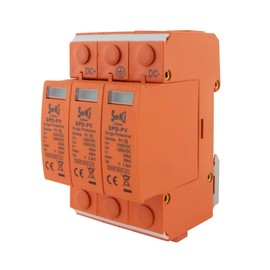 SeKi T2 3P surge protection lightning protection for solar PV; 1000 V DC, 40 kA for DIN rail; protection class C (T2)