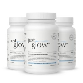 Just Glow Advanced Phytosome Quercetin Bromelain 750mg, 3 units, 120 tablets / 저스트글로우 어드밴스드 파이토좀 퀘르세틴 브로멜라인 750mg, 3개, 120정