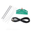 V Dipole Antenna SMA Female Interface Telescopic Antenna 78M‑415MHz FM