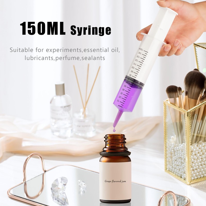 150 ml Large Syringe Plastic, Pet Feeding Syringe Sterile Packaging