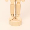 Toyvian 3 Pcs Wood Manikin Drawing Flexible Wooden Mannequin Figure