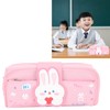 Large Pencil Case Canvas Detachable Portable Large Capacity Pencil Pouch
