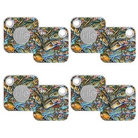 MightySkins Skin Compatible with Tile Mate w/Replaceable Battery (2018) - Action Fish Puzzle | Protective, Durable, and Unique Vinyl wrap Cover | Easy to Apply, Remove | Made in The USA