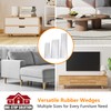 Flexible Plastic Shims 12pcs Kit Size Variety | Clear Leveling