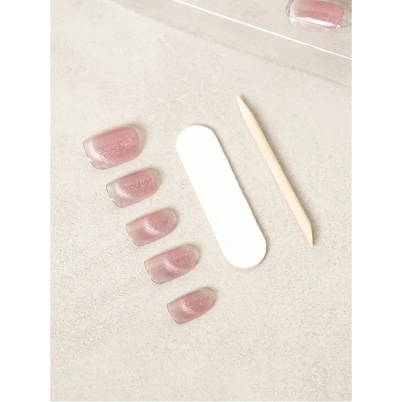 DAISO Too Cool For School Real Wear Nail Tips Round